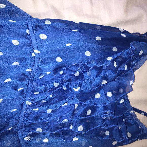 Blue and White Dress - Picture 3 of 5